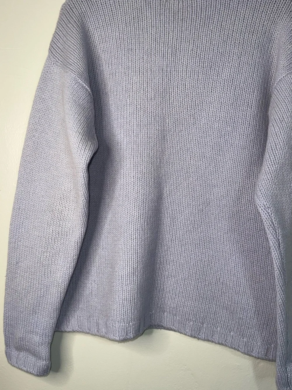 J. Crew Factory Pastel Lavender Crewneck Sweater